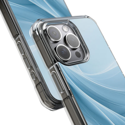 Blue Impact MagSafe Phone Case for iPhone - Arctic Silk Drift