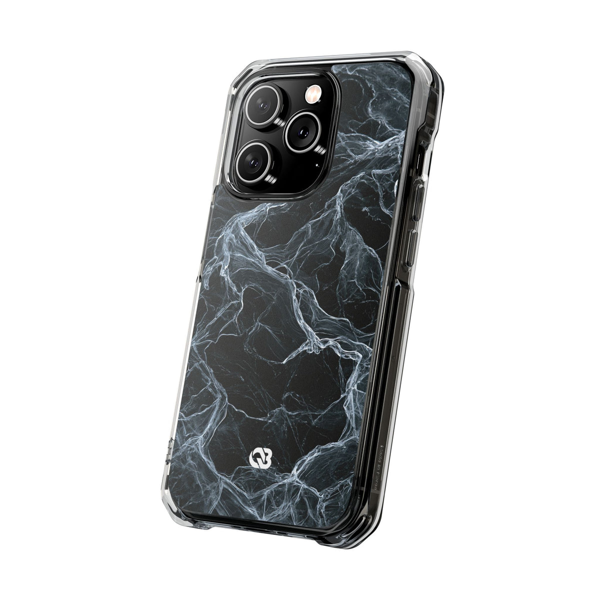 Arctic Gossamer · Clear Impact Magnetic Phone Case for iPhone · Black