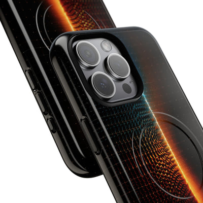 Luminous Refraction Grid · Tough 2.0 Magnetic Phone Case for iPhone · Black