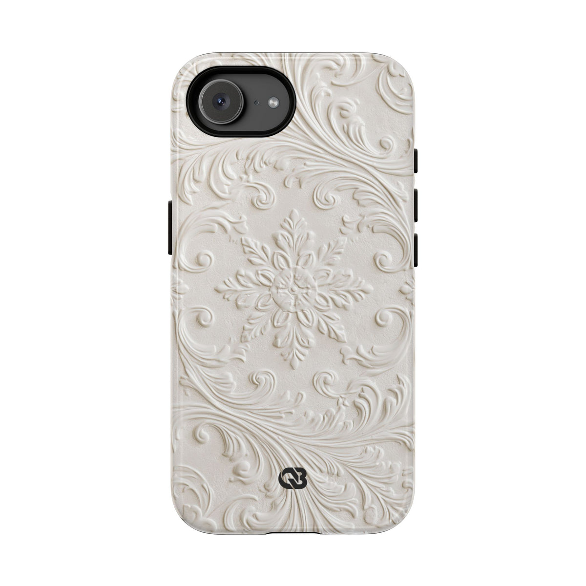 Sculpted Acanthus Relief · Tough Phone Case for iPhone · White