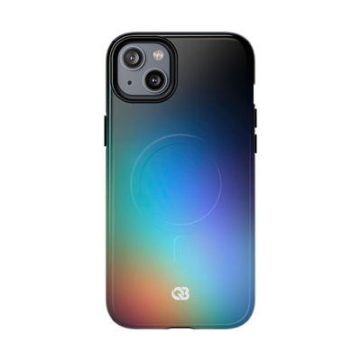 Black Tough 2.0 Magsafe Phone Case for iPhone - Electric Prism Grain