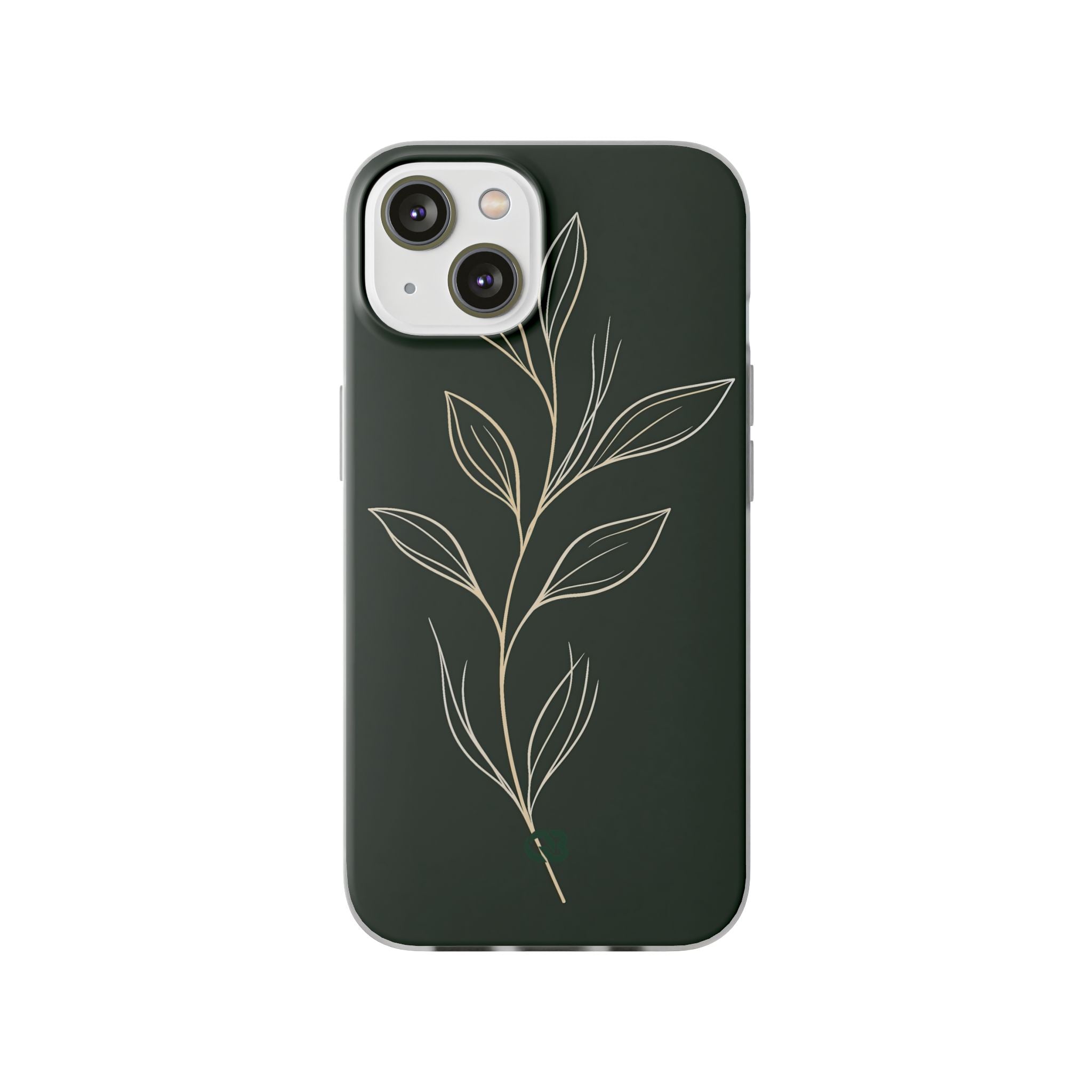 Green Lite Phone Case for iPhone - Deep Moss Willow