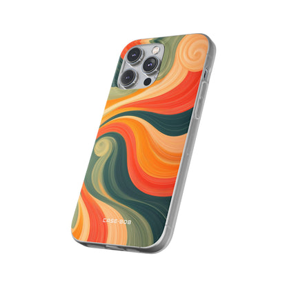 Pyörteinen hehku iPhone 14 Pro Max -pehmeä suojakotelo