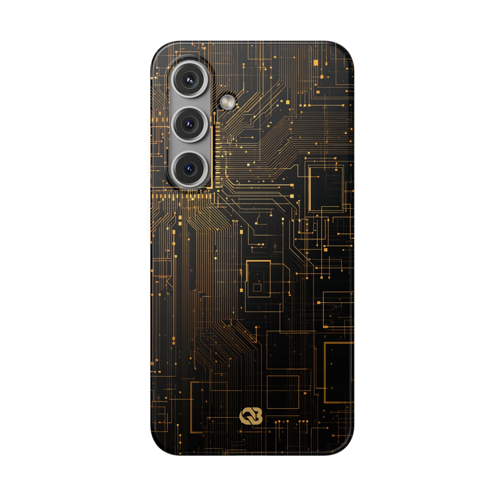 Gold Lite Phone Case for Samsung - Amber Core Mainframe