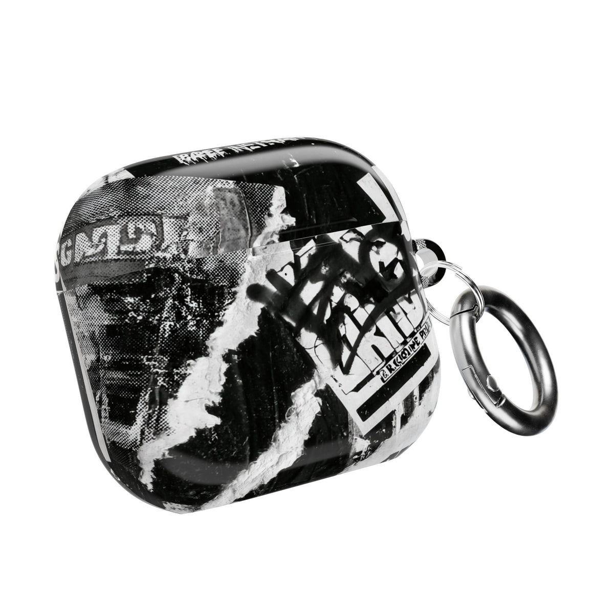Underground Punk Collage · Hard Case for AirPods & AirPods Pro · Black