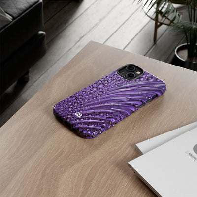 Violet Liquid Gel · Tough Phone Case for iPhone · Purple