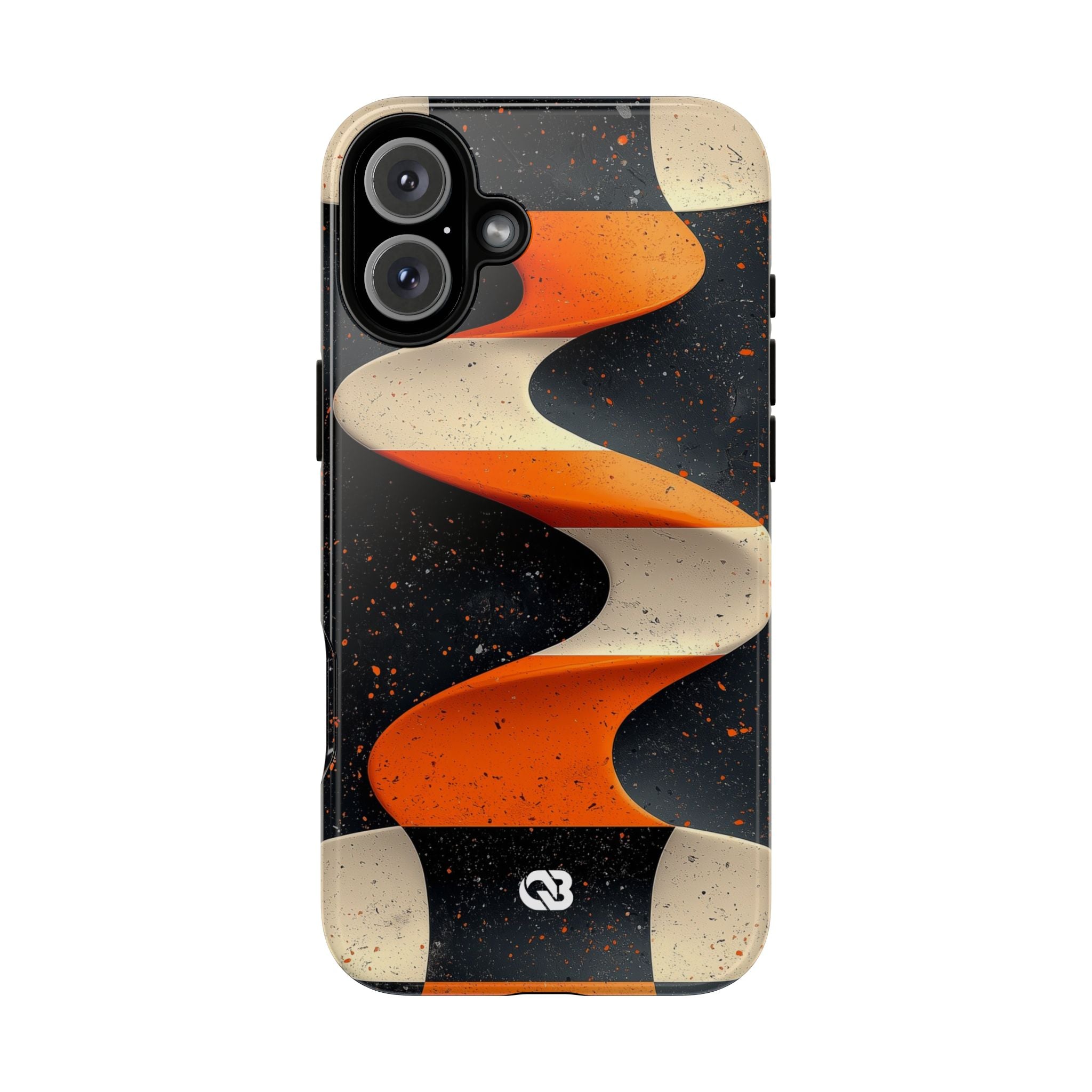 Orange Grit Twist · Tough Phone Case for iPhone