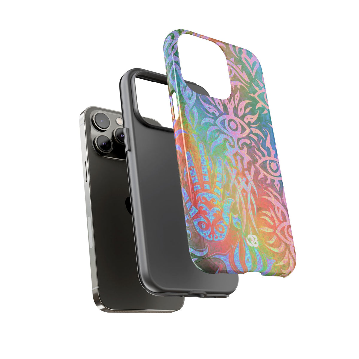 Chromatic Mystic Sigil · Tough Phone Case for iPhone · Blue