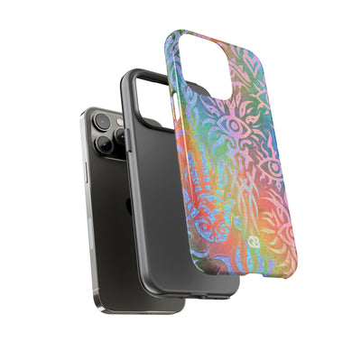 Chromatic Mystic Sigil · Tough Phone Case for iPhone · Blue