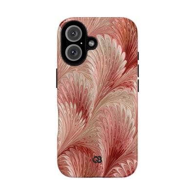 Blush Petal Plume · Tough Phone Case for iPhone · Pink