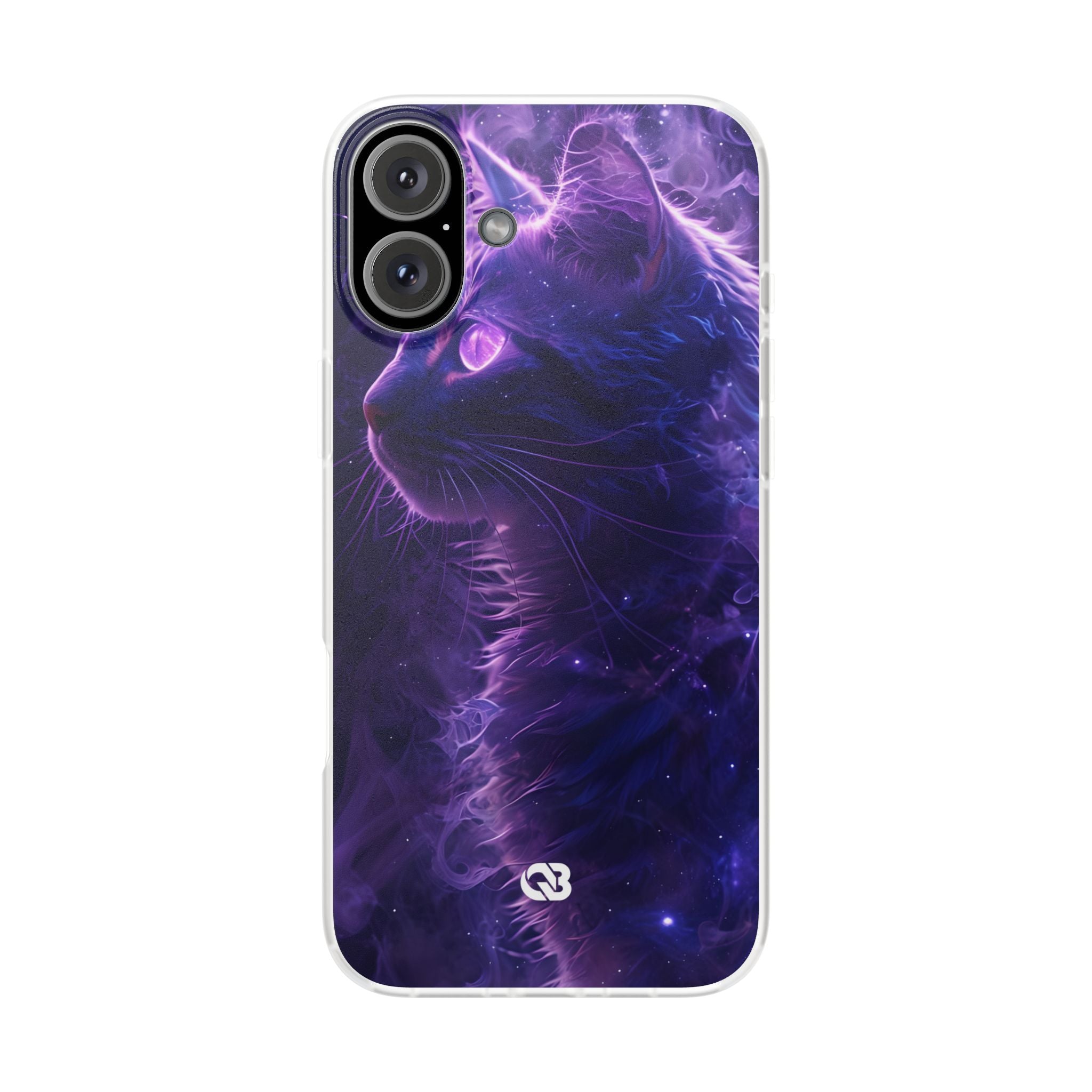 Purple Void Feline · Soft Custodia per iPhone