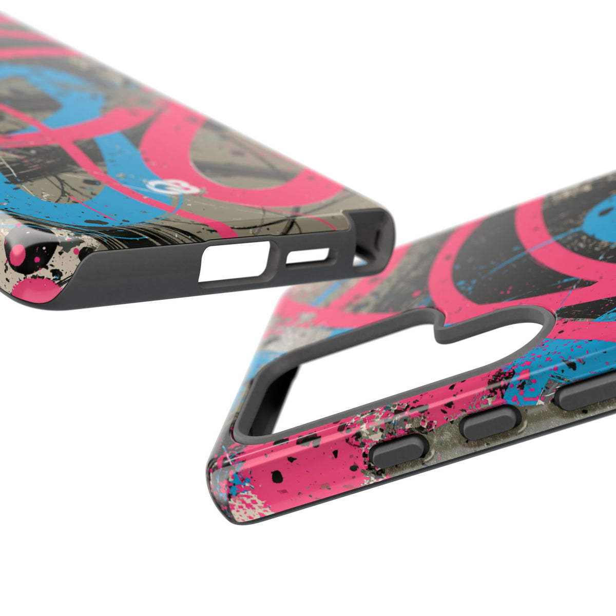 Cyber Splatter Flow · Tough Phone Case for Samsung · Pink