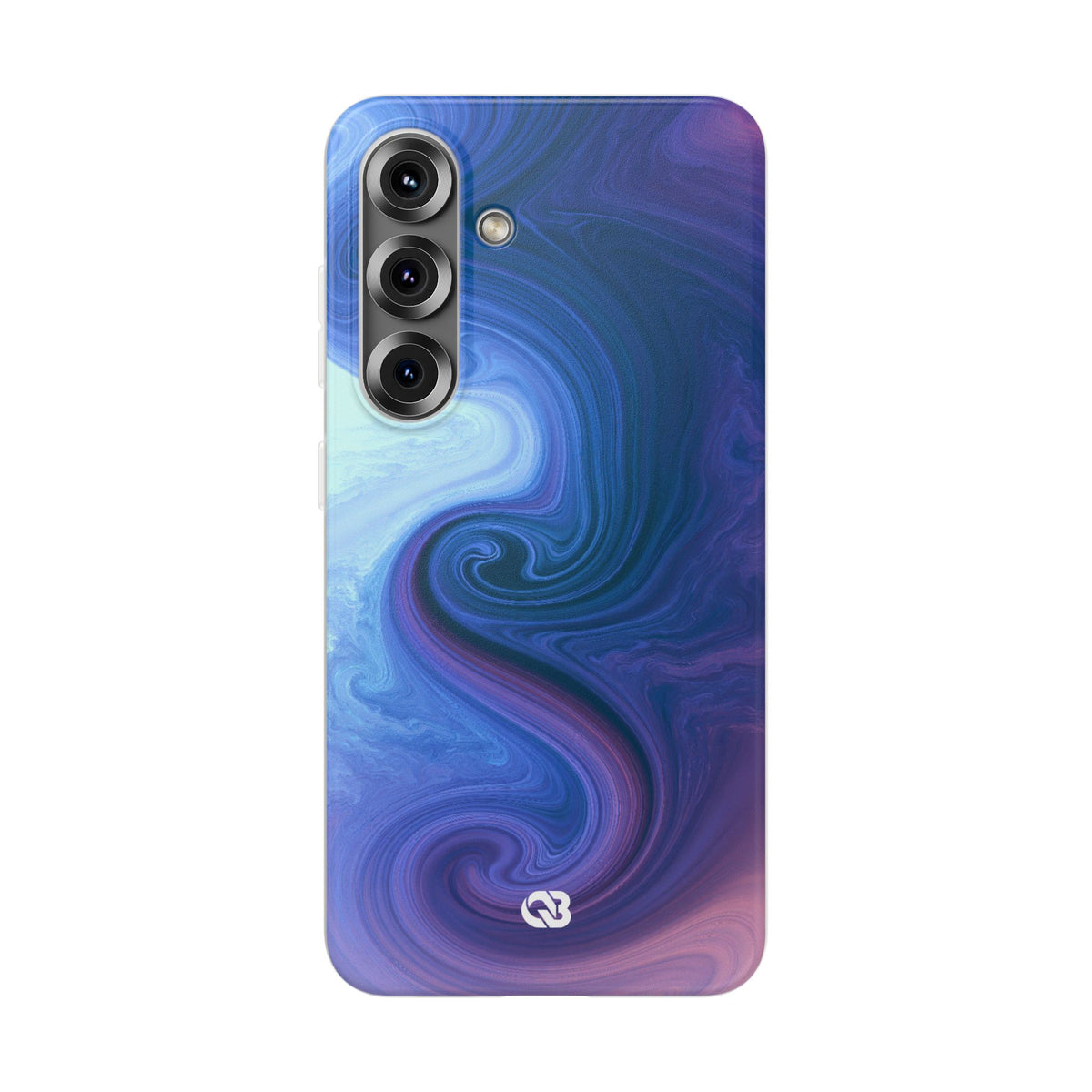 Azure Fluid Swirl · Lite Phone Case for Samsung · Blue