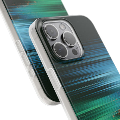 Digital Shoreline Drift · Lite Phone Case for iPhone ·  Teal