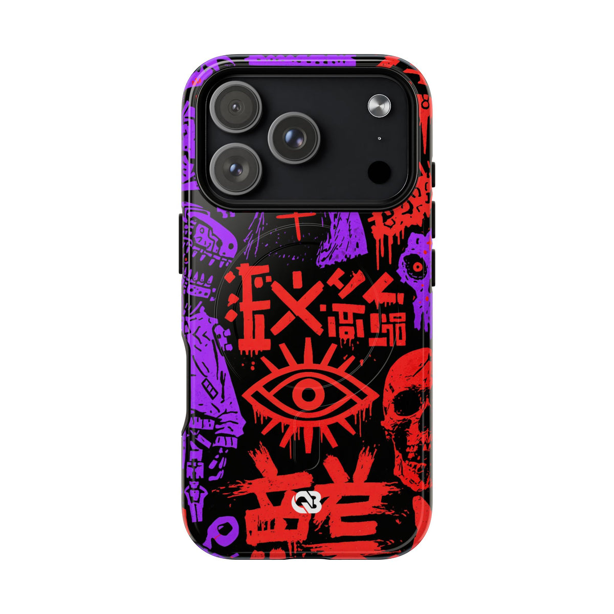 Underground Cyber Glyphs · Tough 2.0 Magnetic Phone Case for iPhone · Black