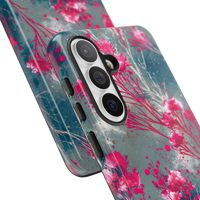 Cyber Blossom · Tough Phone Case for Samsung · Teal