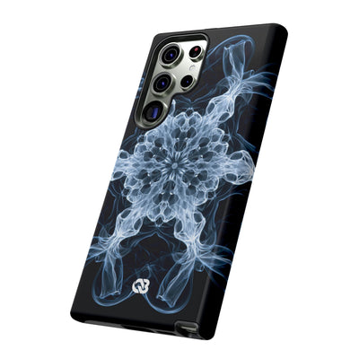 Blue Tough Phone Case for Samsung - Glacial Smoke Crown