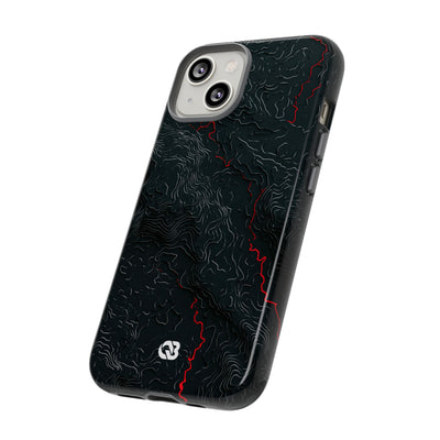 Crimson Rift · Tough Phone Case for iPhone · Black