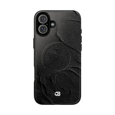 Obsidian Stucco Relief · Tough 2.0 Magnetic Phone Case for iPhone · Black