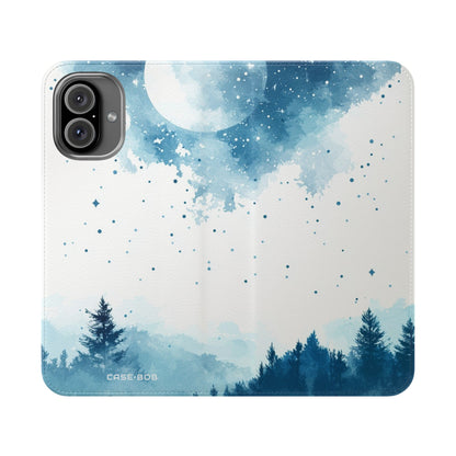 Moonlit Pines - iPhone 16 Plus Case - Wallet