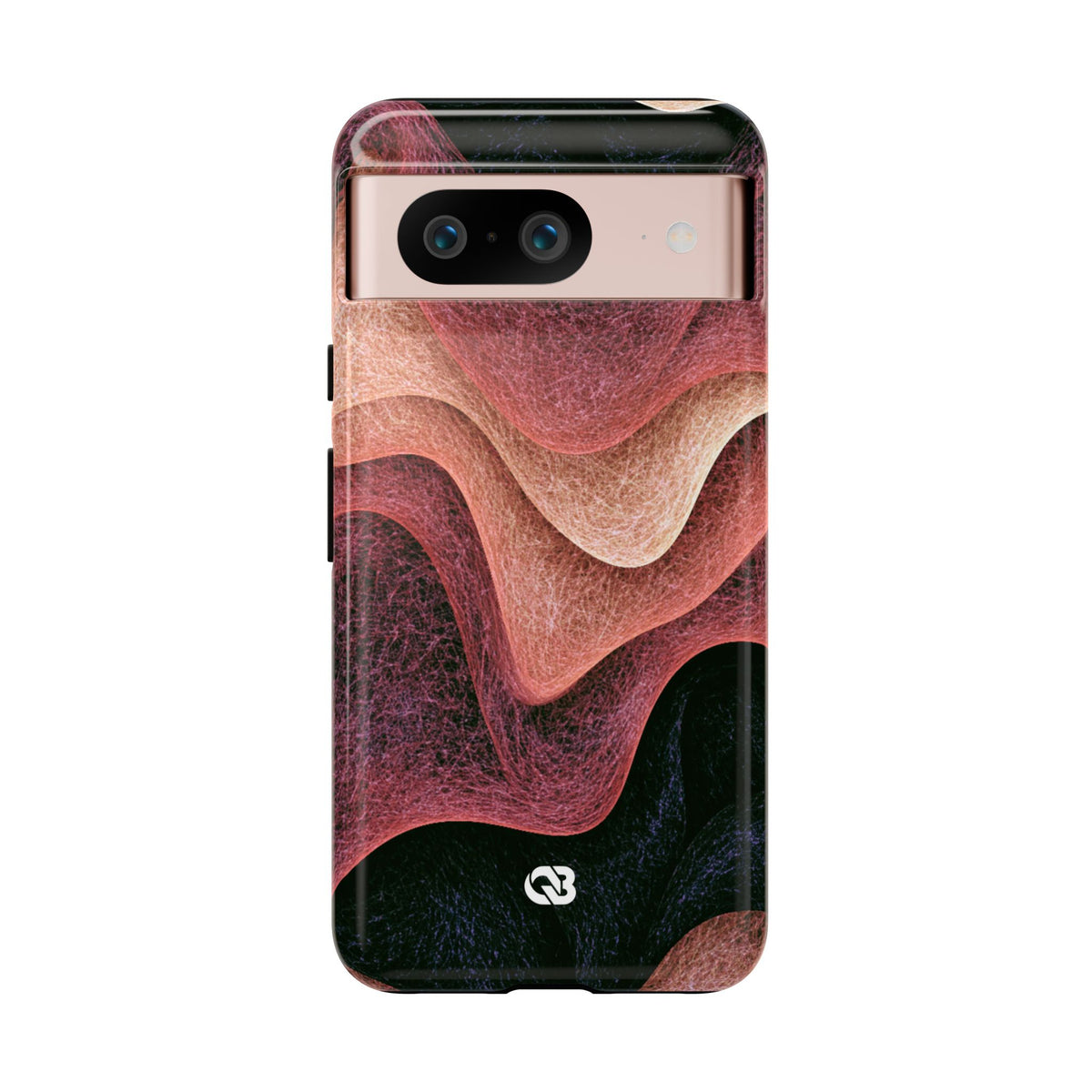 Rose Contour Waves · Tough Phone Case for Pixel ·  Pink