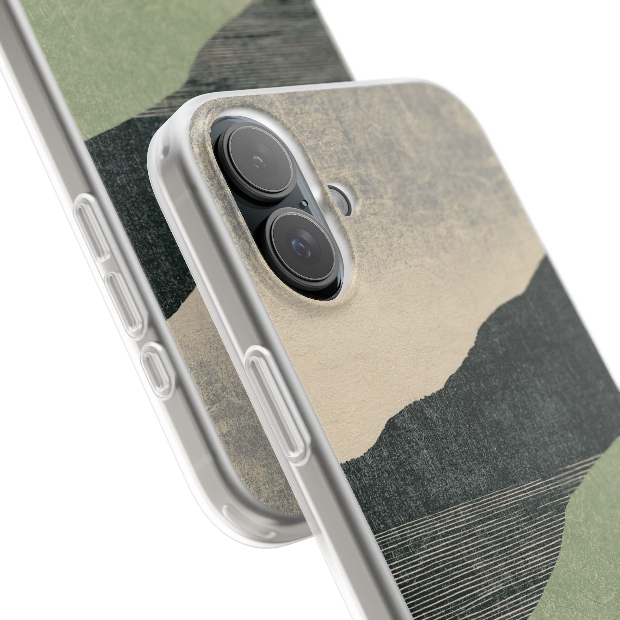 Green Lite Phone Case for iPhone - Moss Ridge Grain