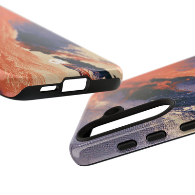 Solar Aura Drift · Tough Phone Case for Samsung · Orange