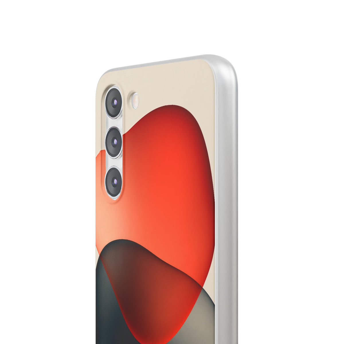 Translucent Crimson Form · Lite Phone Case for Samsung · Red