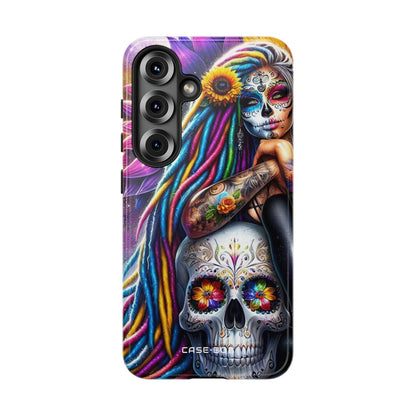 Solros Skull Glow Samsung S25 Skal - Tough