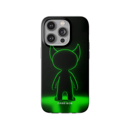 Neon Horned Glow iPhone 14 Pro Case - Soft