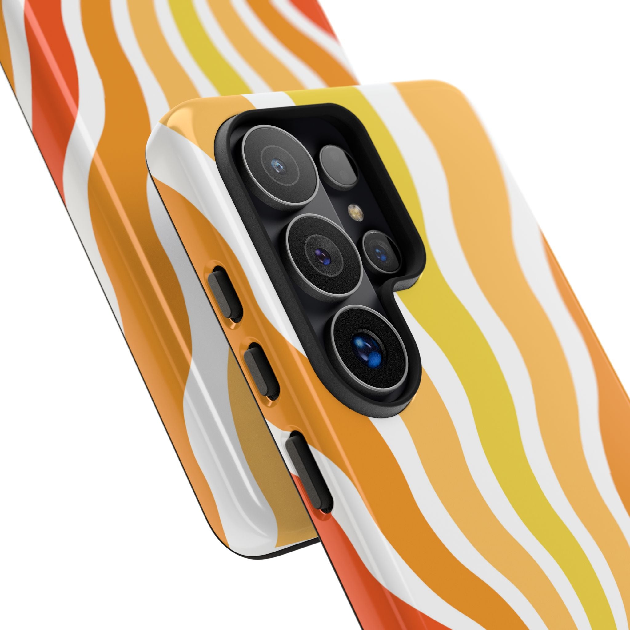 Amber Solar Waves · Tough Phone Case for Samsung