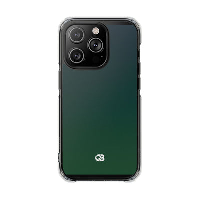 Deep Forest Nocturne · Clear Impact Magnetic Phone Case for iPhone · Green
