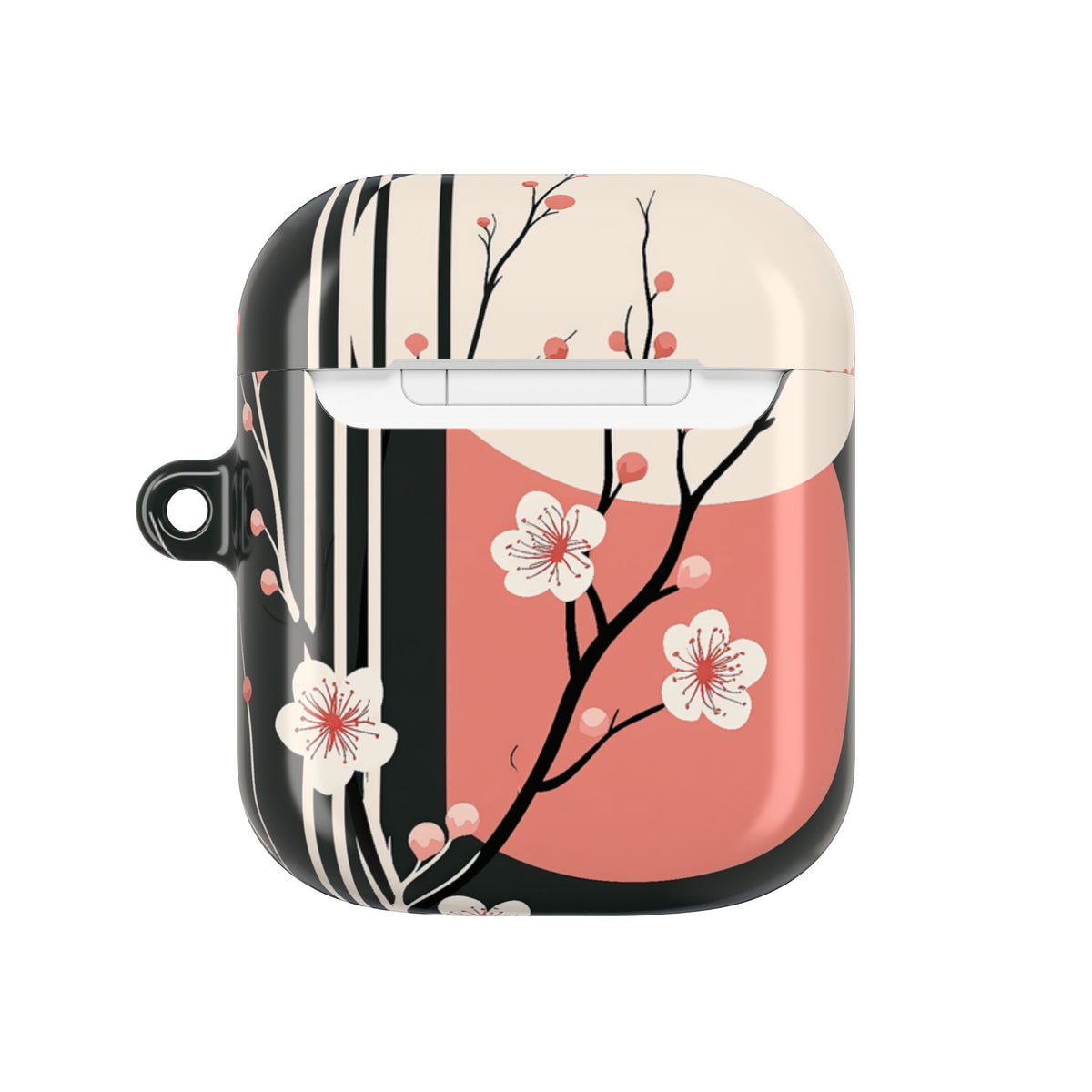Nocturne Sakura Branch · Hard Case for AirPods & AirPods Pro · Black