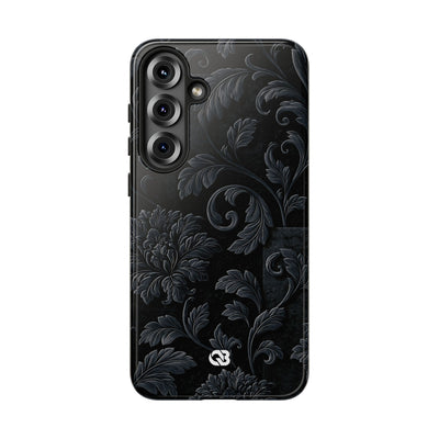 Obsidian Damask · Tough Phone Case for Samsung · Black
