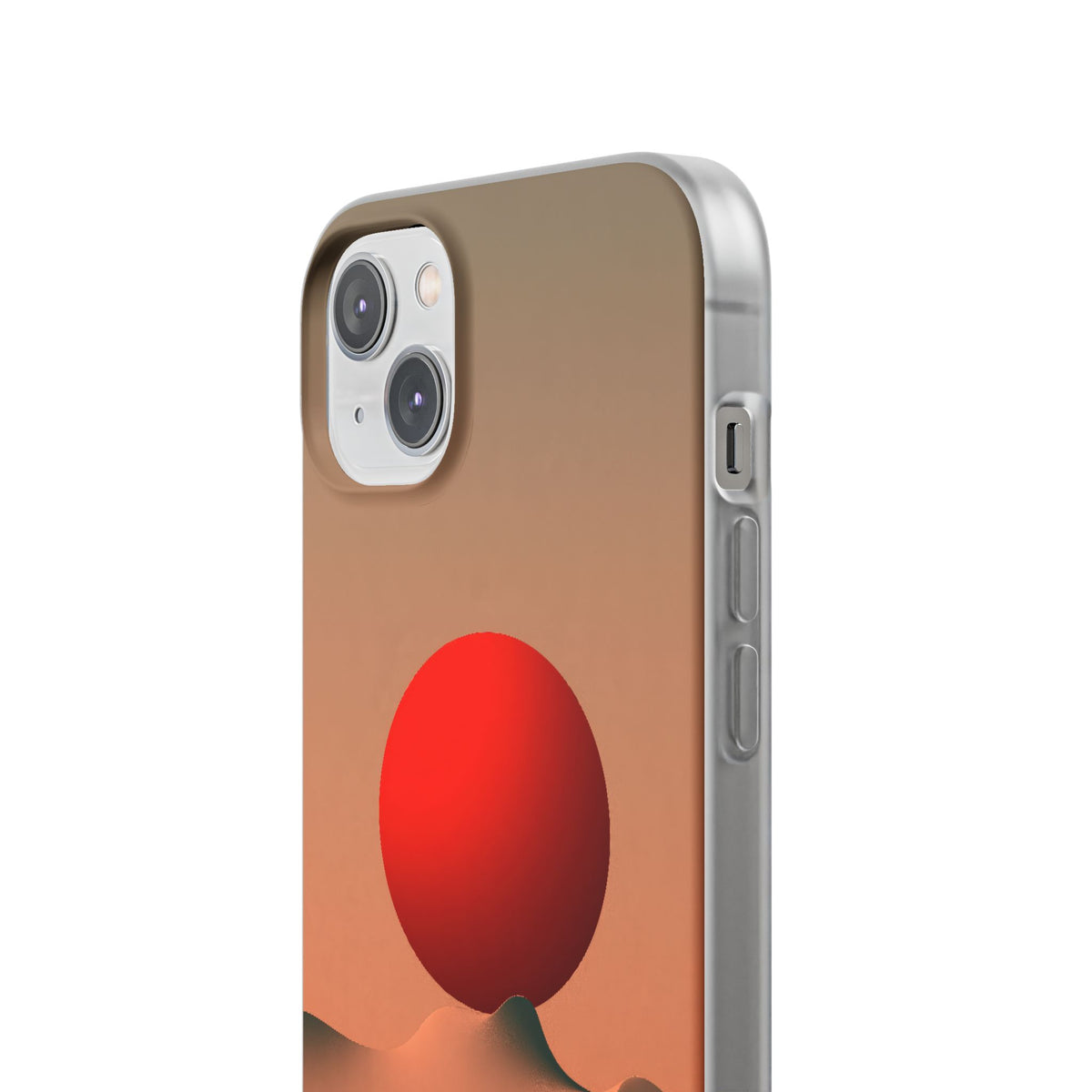 Crimson Sol Ridge · Lite Phone Case for iPhone ·  Red