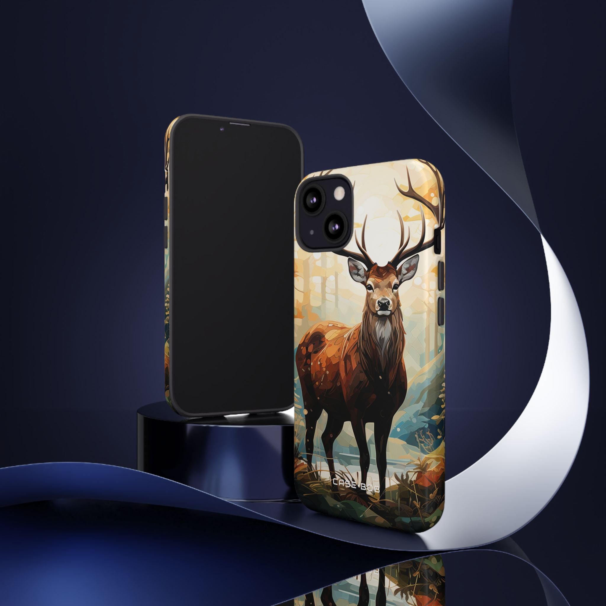 Glowing Stag iPhone 13 Case - Tough - CASE•BOB