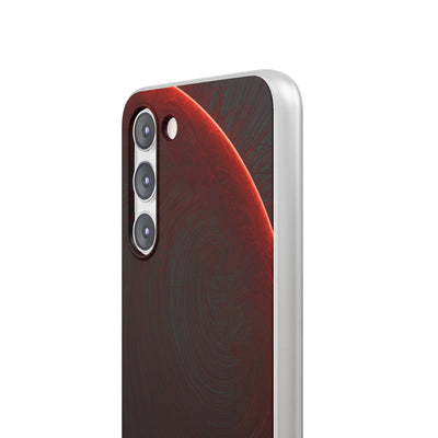 Red Lite Phone Case for Samsung - Crimson Flare Flux