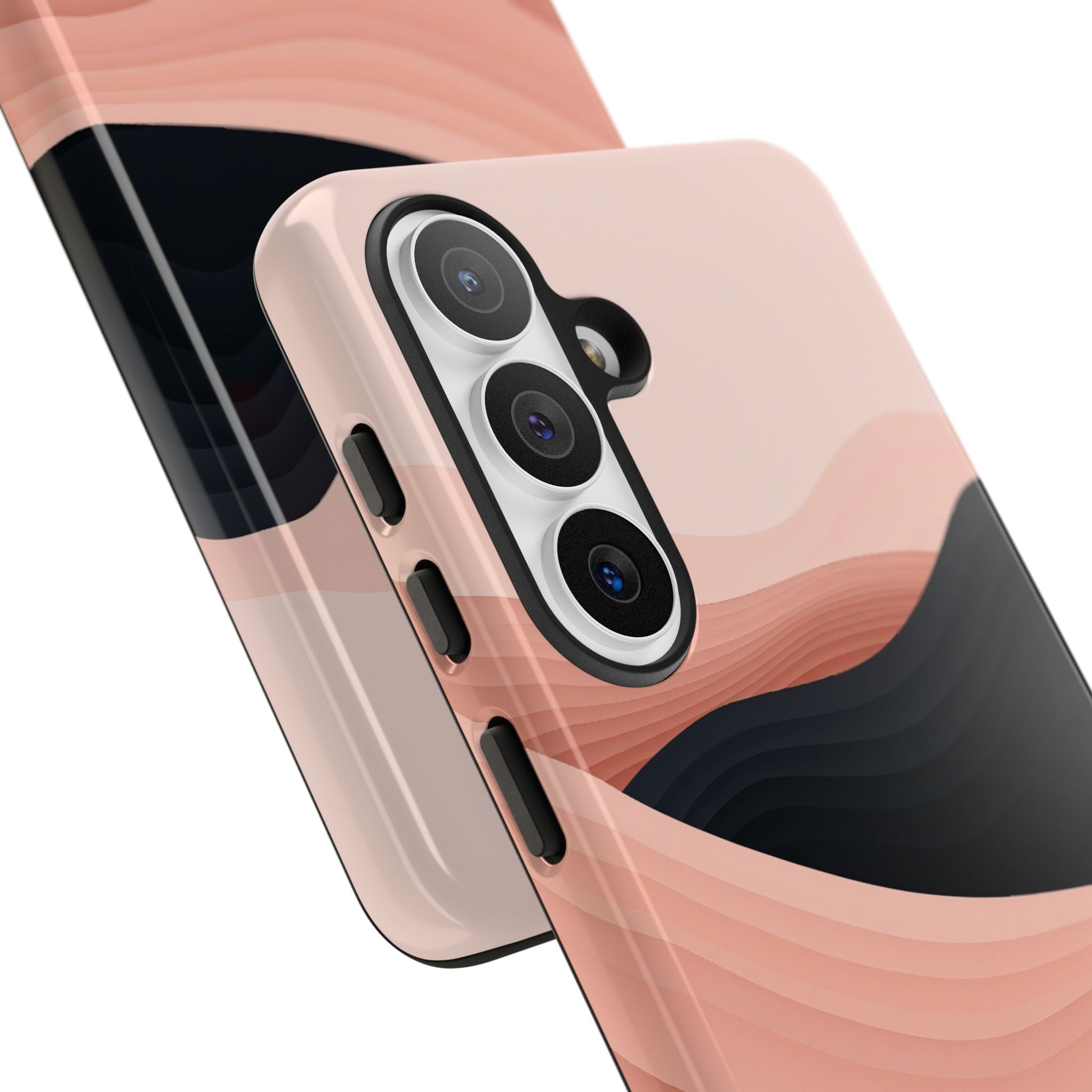 Pink Tough Phone Case for Samsung - Dune Shadow Layers