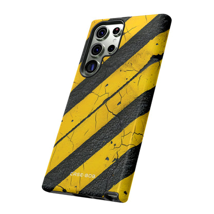 Gul Stribe Slidt Samsung S23 Ultra Case - Tough