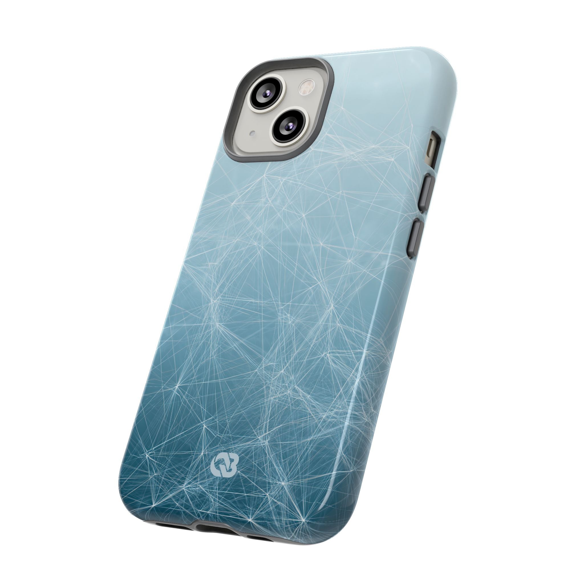 Teal Tough Phone Case for iPhone - Arctic Digital Nexus