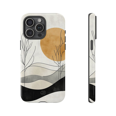 Burnt Horizon Lines · Custodia Tough per iPhone
