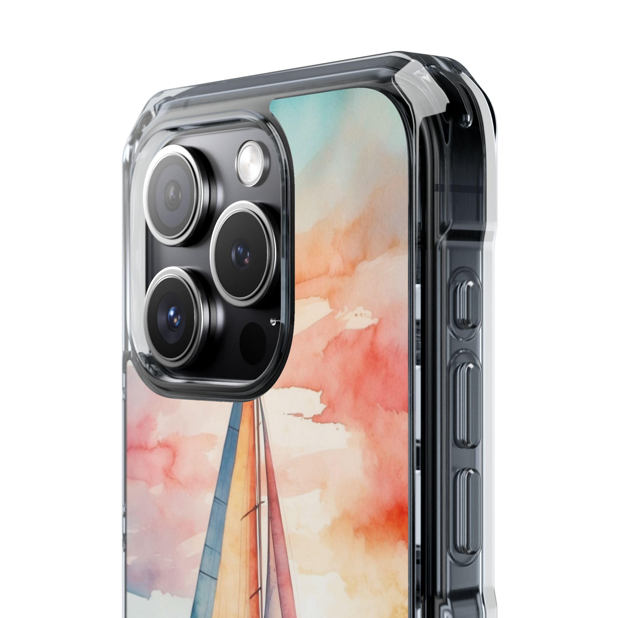 Crimson Horizon Sail · Impact Phone Case for iPhone · Magsafe