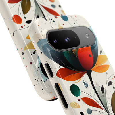 Burnt Petal Abstract · Tough Phone Case for Google Pixel