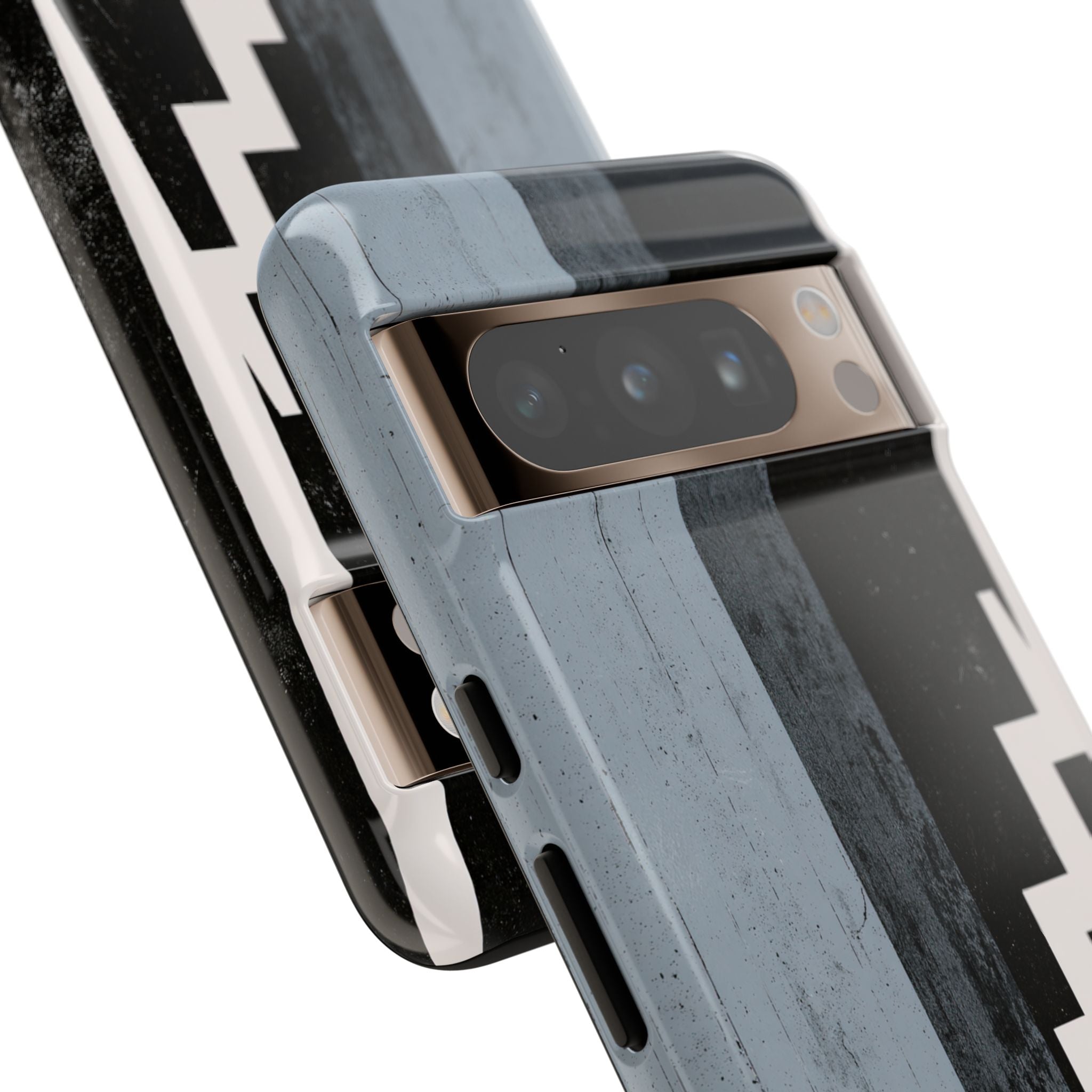 Grey Tough Phone Case for Google Pixel - Industrial Concrete Void