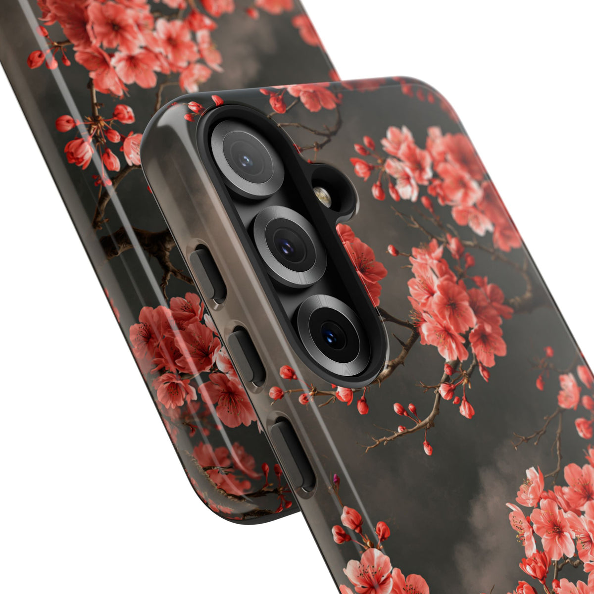 Dark Sakura Nocturne · Tough Phone Case for Samsung · Black