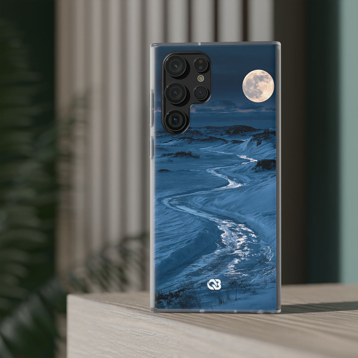 Arctic Moon Drift · Lite Phone Case for Samsung · Blue
