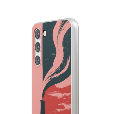 Pink Lite Phone Case for Samsung - Cinder Rose Plume