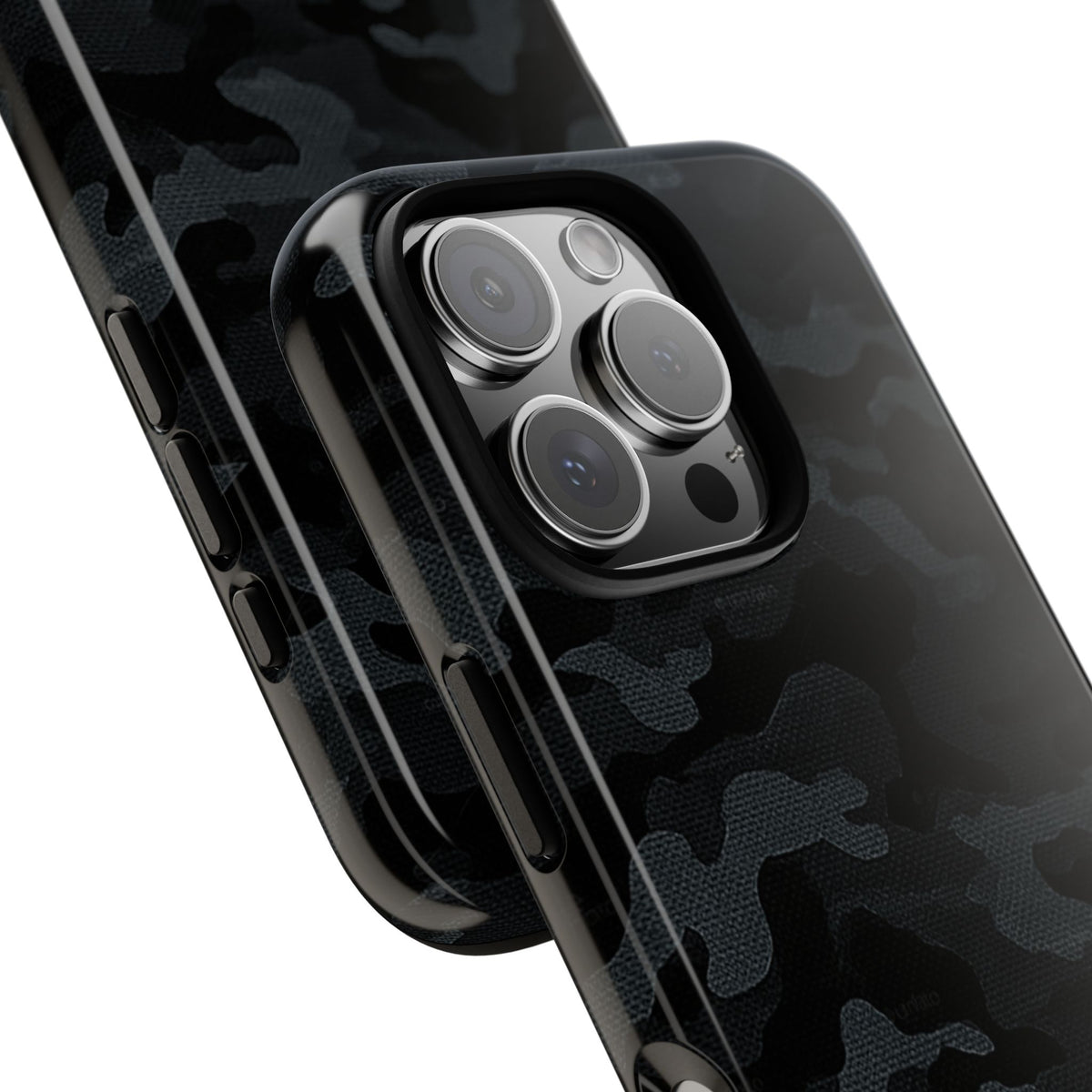 Blackout Urban Camo · Tough Phone Case for iPhone · Black