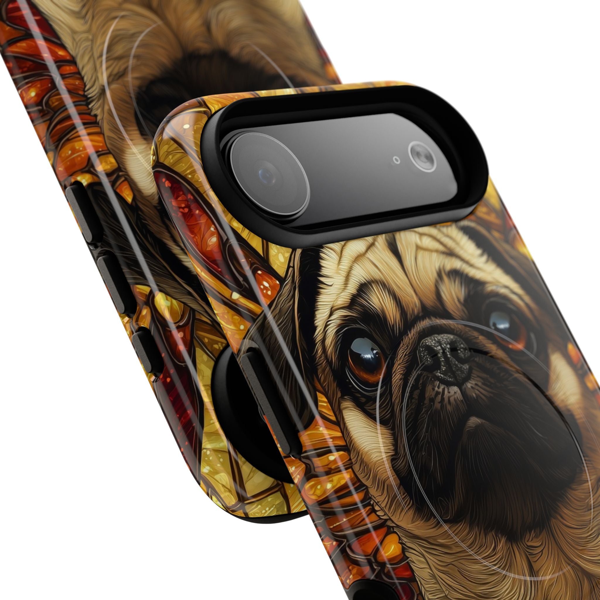 Amber Pug Divinità · Tough+ Custodia per iPhone · Magsafe
