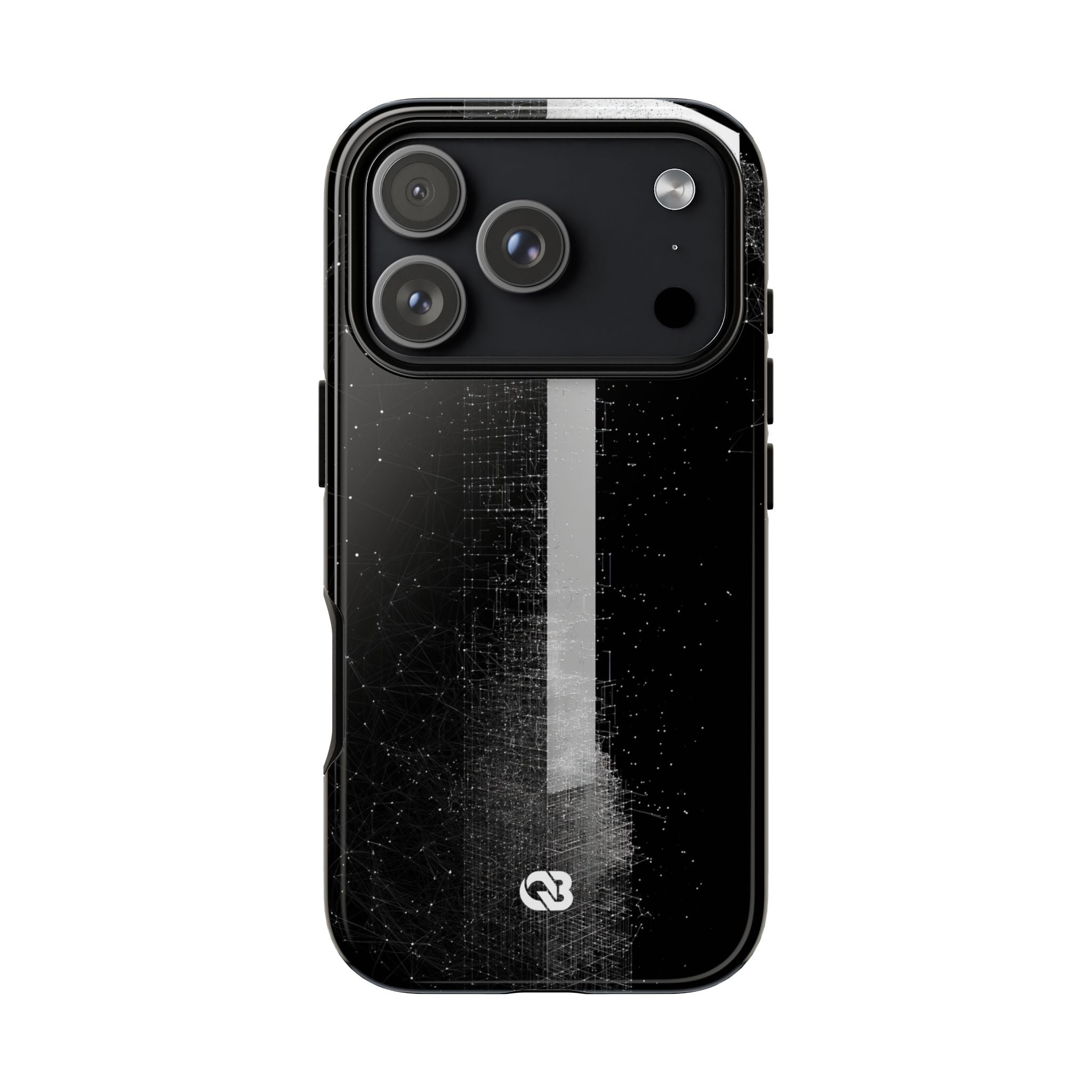 Black Tough Phone Case for iPhone - Vector Core Monolith